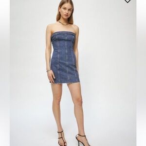 Reformation Madilyn Denim Dress (8)